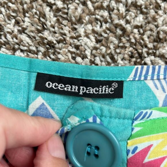 Vintage 80s Ocean Pacific Hawaii Barbie Crop Shortsleeve Top - Picture 8 of 11